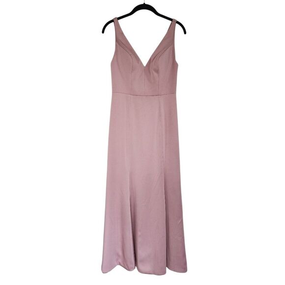Jenny Yoo Dresses & Skirts - JENNY YOO Blush pink satin gown, sleeveless, size 2, wedding, bridal